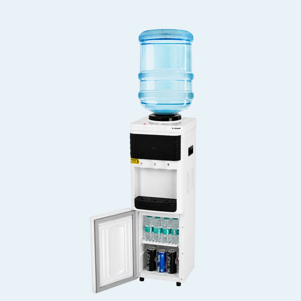 Floor standing with Refrigerator Water Dispenser – Low Power Consumption – Pure R Black