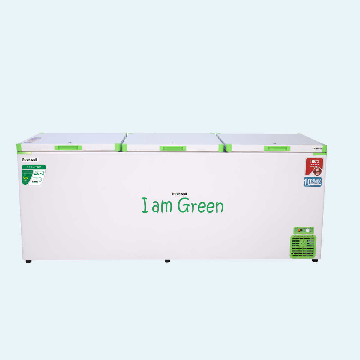 998 L Green Deep Freezer – Upto 53% power saving – 10-Year Cooling Coil Warranty