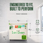 194 L Convertible Green Deep Freezer – Upto 53% power saving – 10-Year Cooling Coil Warranty – image 3