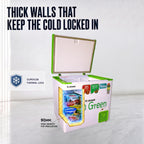 194 L Convertible Green Deep Freezer – Upto 53% power saving – 10-Year Cooling Coil Warranty – image 5