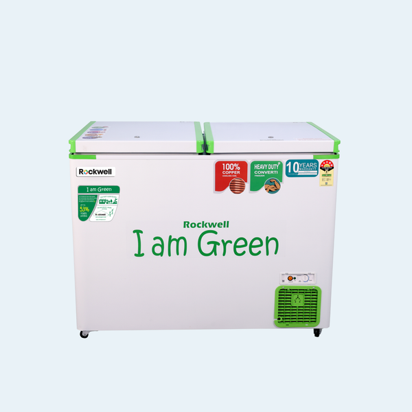 294 L Convertible Green Deep Freezer – Upto 53% power saving – 10-Year Cooling Coil Warranty