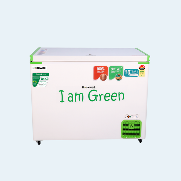 294 L Convertible Green Deep Freezer – Upto 53% power saving – 10-Year Cooling Coil Warranty