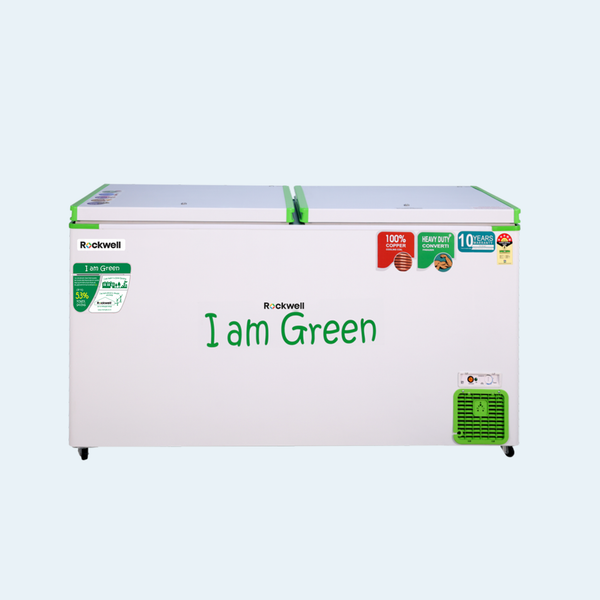 390 L Convertible Green Deep Freezer – Upto 53% power saving – 10-Year Cooling Coil Warranty