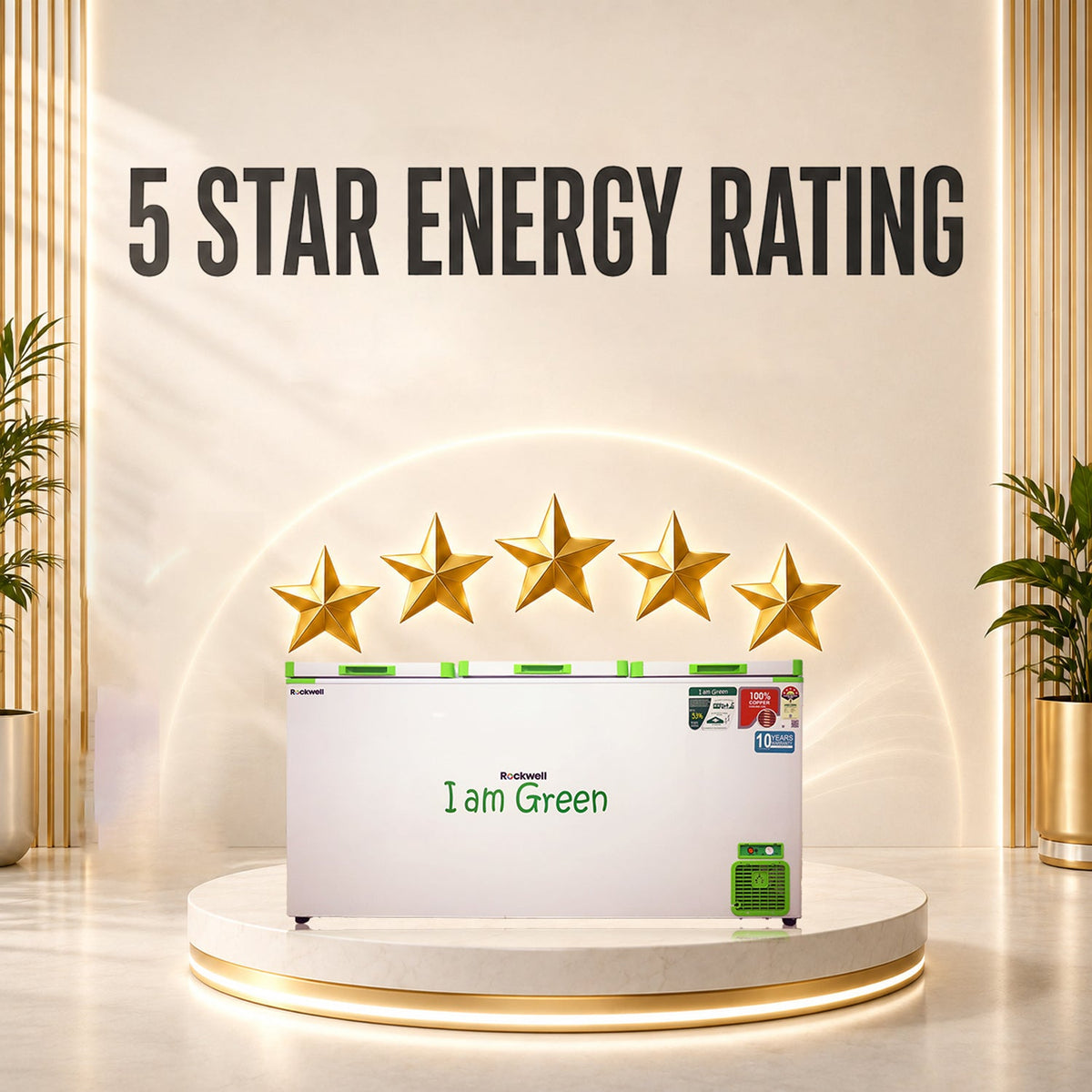 750 L Convertible Green Deep Freezer – Upto 53% power saving 10-Year Cooling Coil Warranty – image 4
