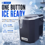 Portable Instant Ice Maker – 9 Bullet Ice Cubes in 8-10 Minutes – 12 kg/Day – image 2