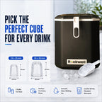 Portable Instant Ice Maker – 9 Bullet Ice Cubes in 8-10 Minutes – 12 kg/Day – image 4
