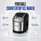 Portable Instant Ice Maker – 9 Bullet Ice Cubes in 8-10 Minutes – 12 kg/Day – image 4
