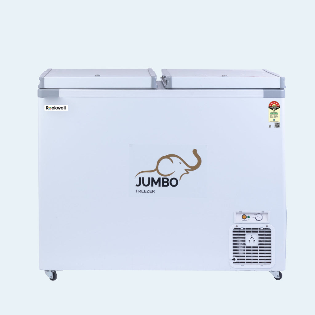 308 L Double Door – Hard Top Convertible Deep Freezer – White – 1 Year Warranty