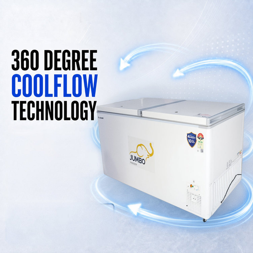 308 L Double Door – Hard Top Convertible Deep Freezer – White – 1 Year Warranty – image 6