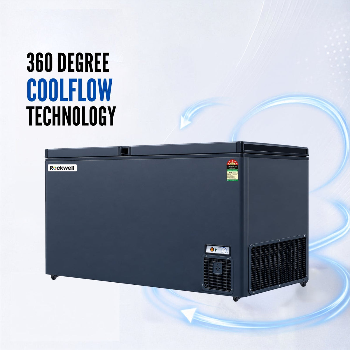 506 L Hard Top Convertible Deep Freezer – Grey – 1 Year Warranty – image 6