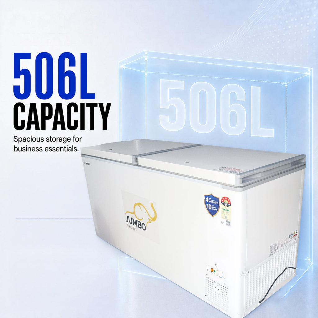 506 L Hard Top Convertible Deep Freezer – White – 1 Year Warranty – image 2