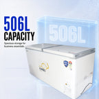 506 L Hard Top Convertible Deep Freezer – White – 1 Year Warranty – image 2
