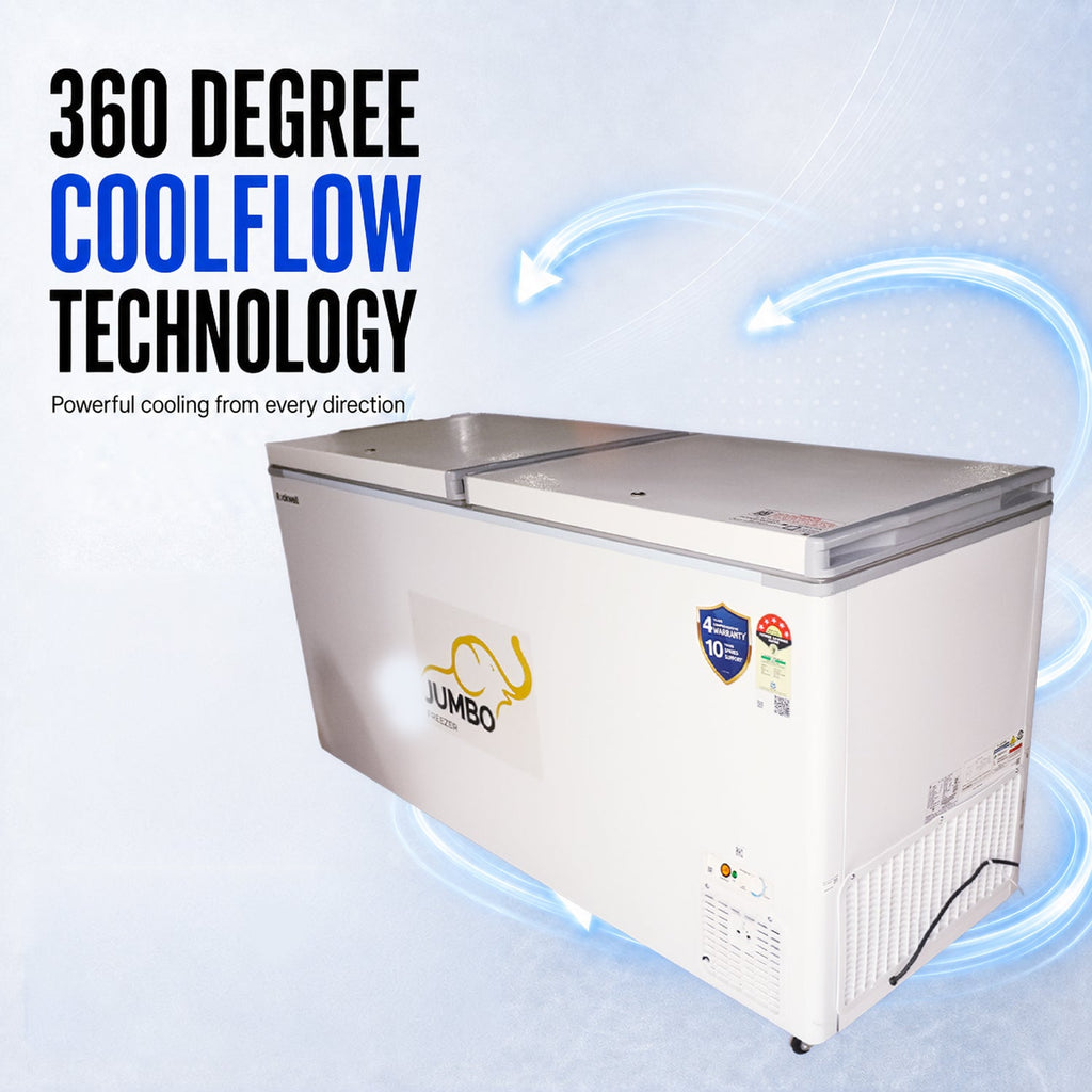 506 L Hard Top Convertible Deep Freezer – White – 1 Year Warranty – image 6