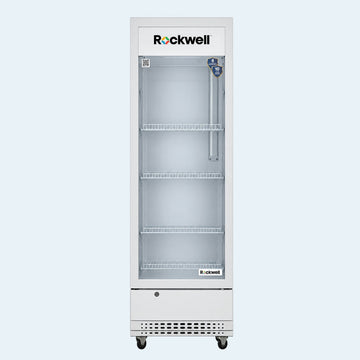 240 L Single Glass Door Visi Cooler – White – 4 Years Warranty