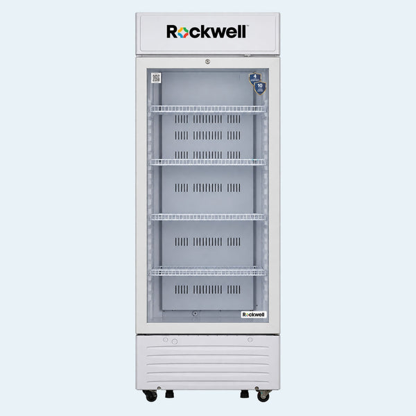 310 L Single Glass Door Visi Cooler – White – 4 Years Warranty