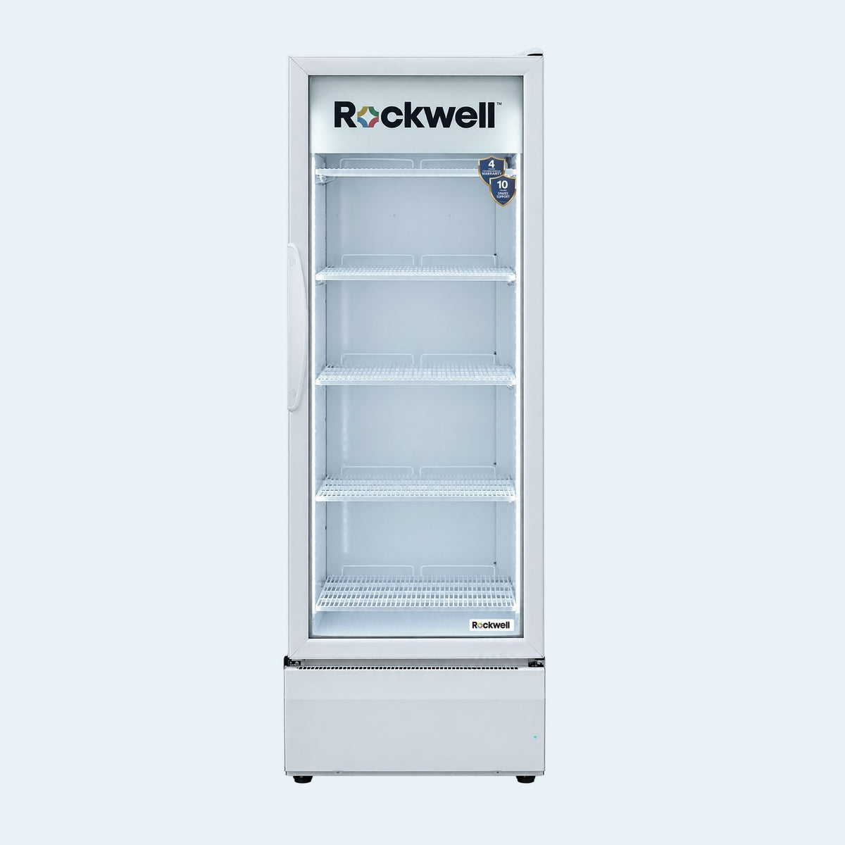 359 L Single Glass Door Visi Cooler – White – 4 Years Warranty