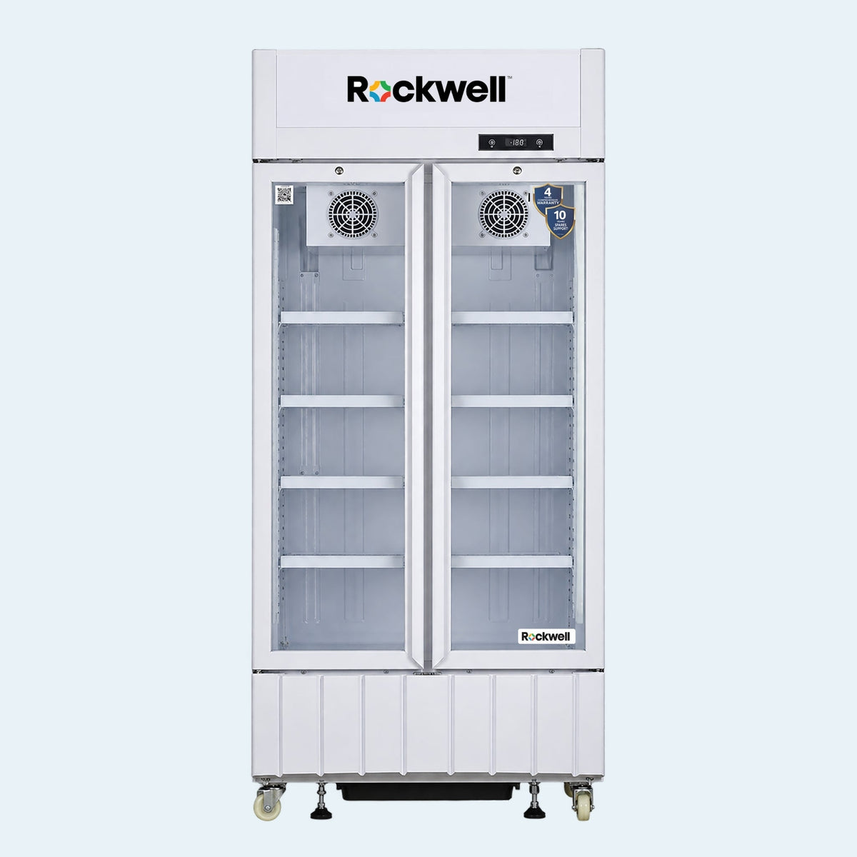453 L Single Glass Door Visi Cooler – White – 4 Years Warranty