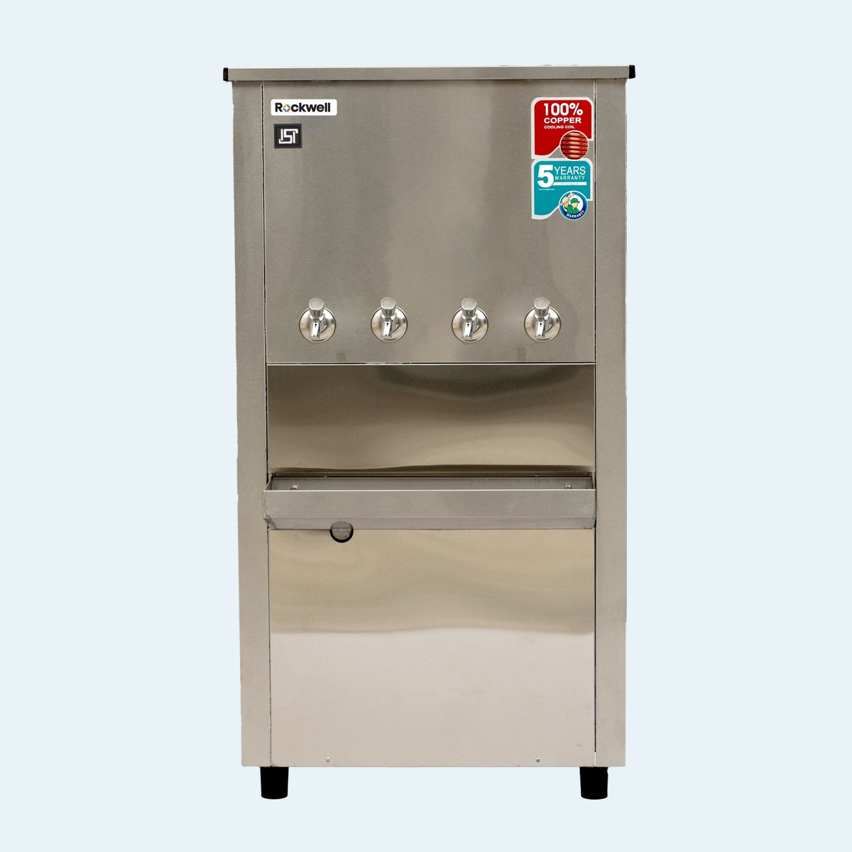 400 Litres Stainless Steel Water Cooler – Energy Efficient – 4 Faucet