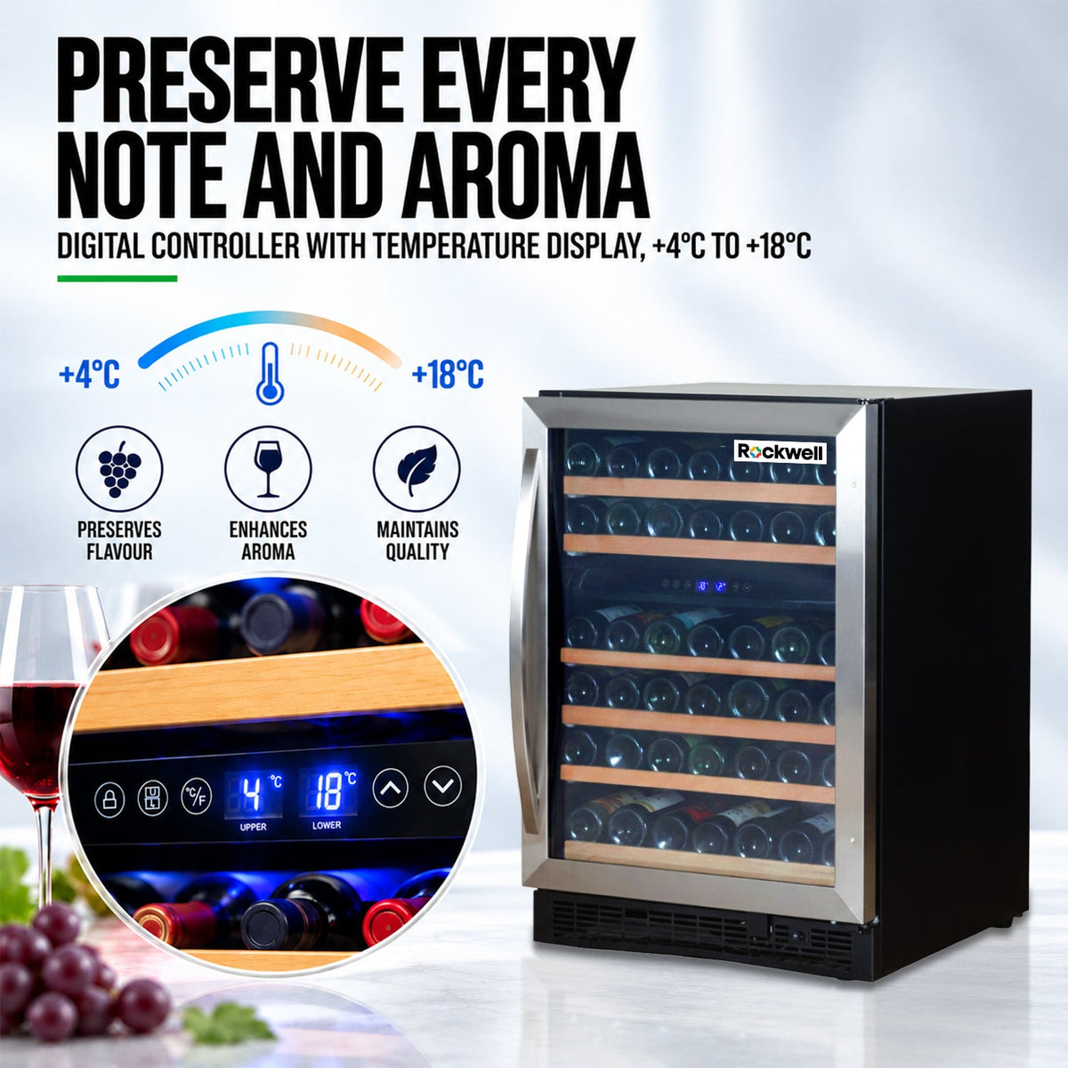 155 L Wine Cooler – 51 Bottles – image 6