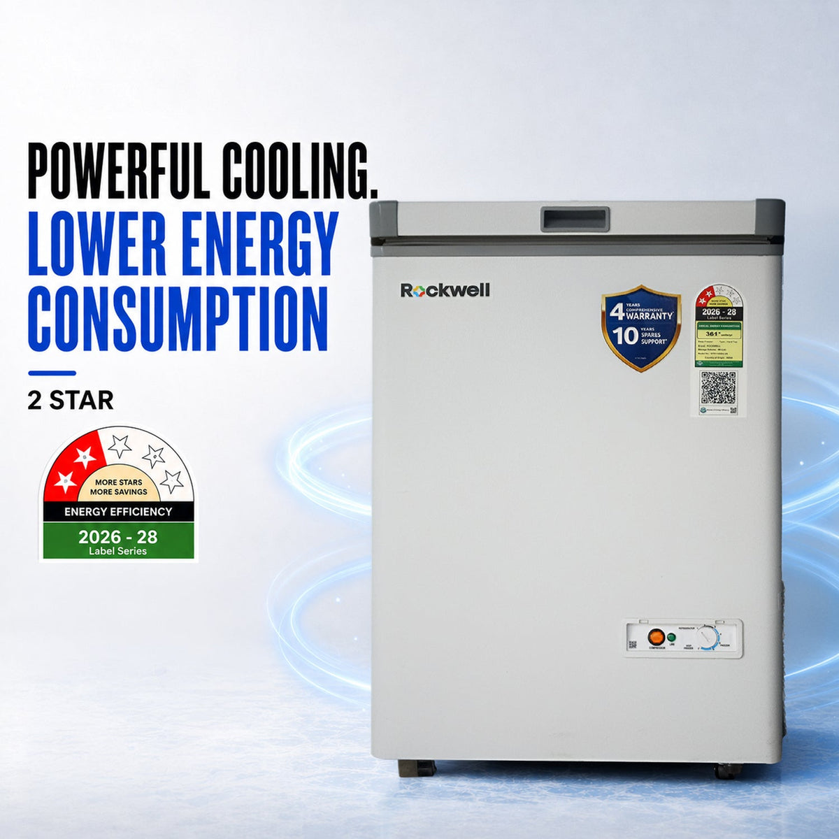 99 L Hard Top Convertible Deep Freezer – 4 Years Warranty – image 5