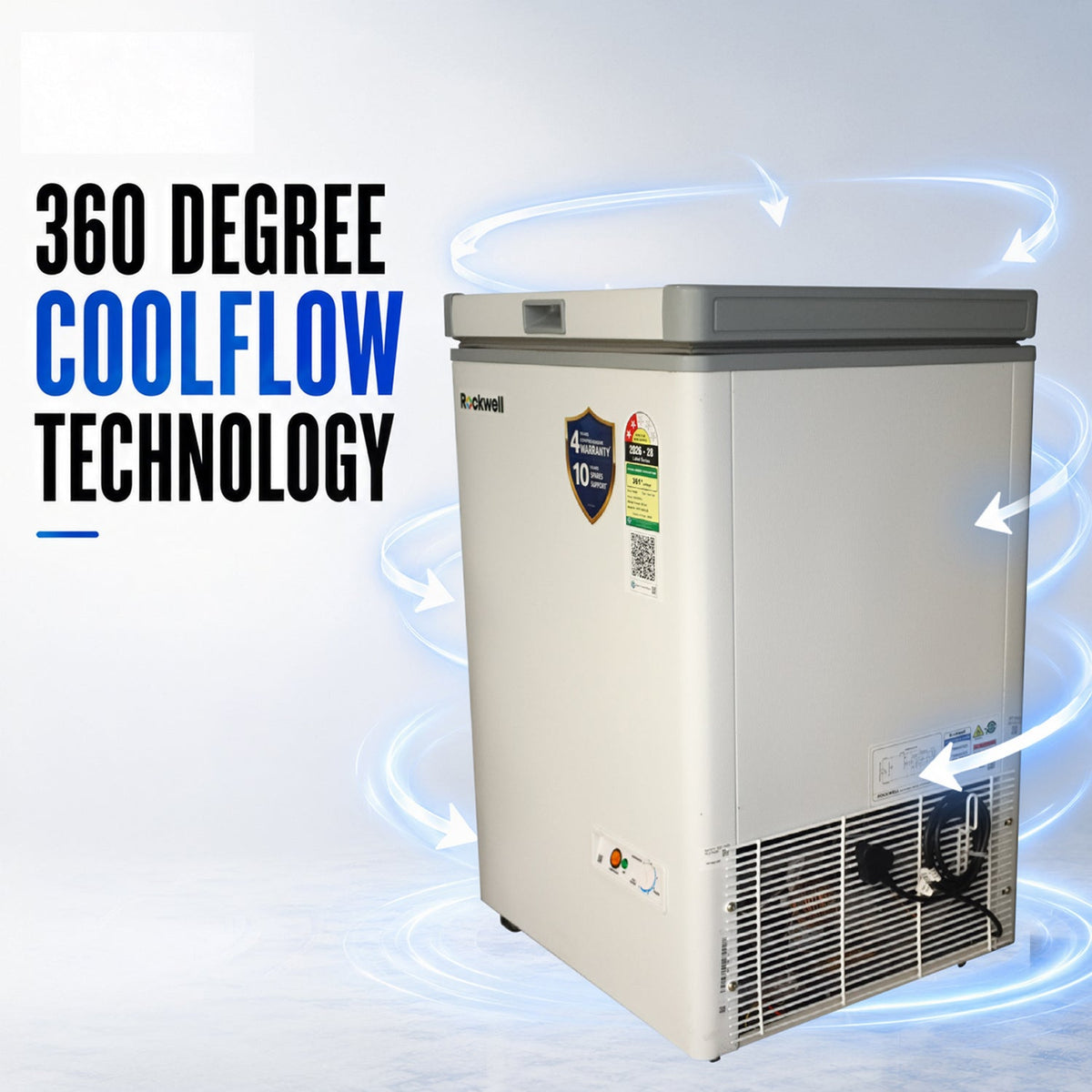 99 L Hard Top Convertible Deep Freezer – 4 Years Warranty – image 6