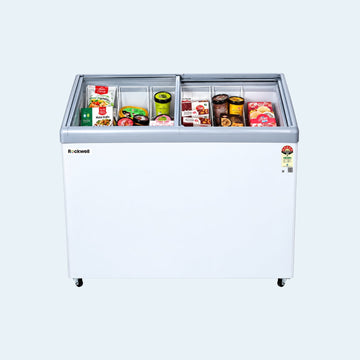 205 L Glass Top Deep Freezer – Low Power Consumption – 4 Years Warranty