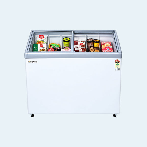 205 L Glass Top Deep Freezer – Low Power Consumption – 4 Years Warranty