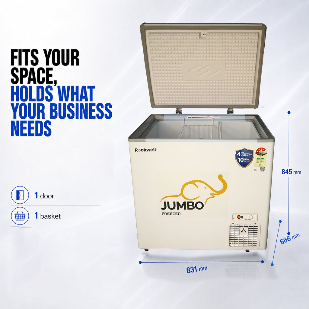 210 L Hard Top Convertible Deep Freezer – 4 Years Warranty – image 3