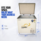 210 L Hard Top Convertible Deep Freezer – 4 Years Warranty – image 3