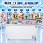 315 L Glass Top Deep Freezer – Low Power Consumption – 4 Years Warranty – image 8