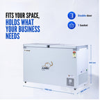 407 L Hard Top Convertible Deep Freezer – 4 Years Warranty – image 3