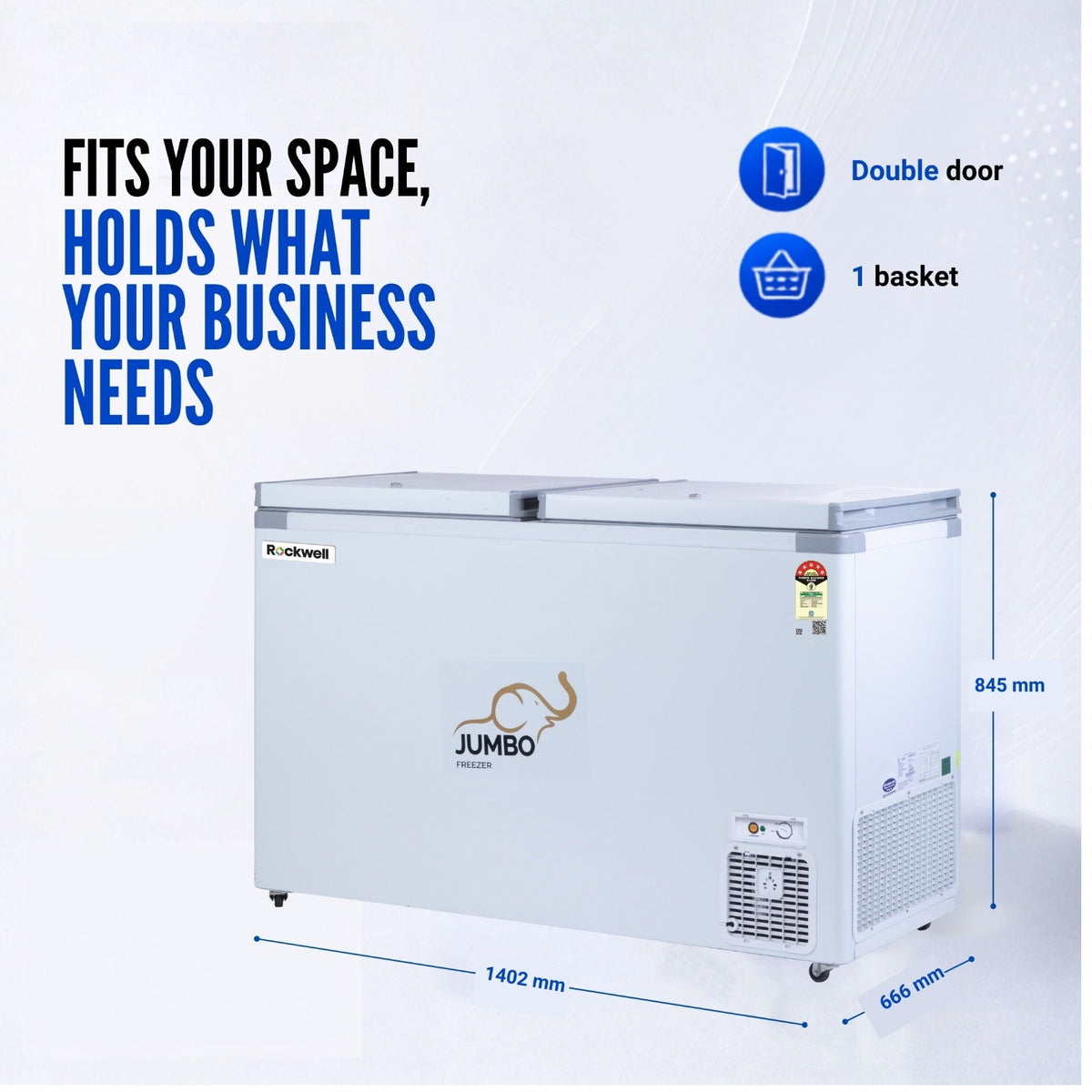 407 L Hard Top Convertible Deep Freezer – 4 Years Warranty – image 3