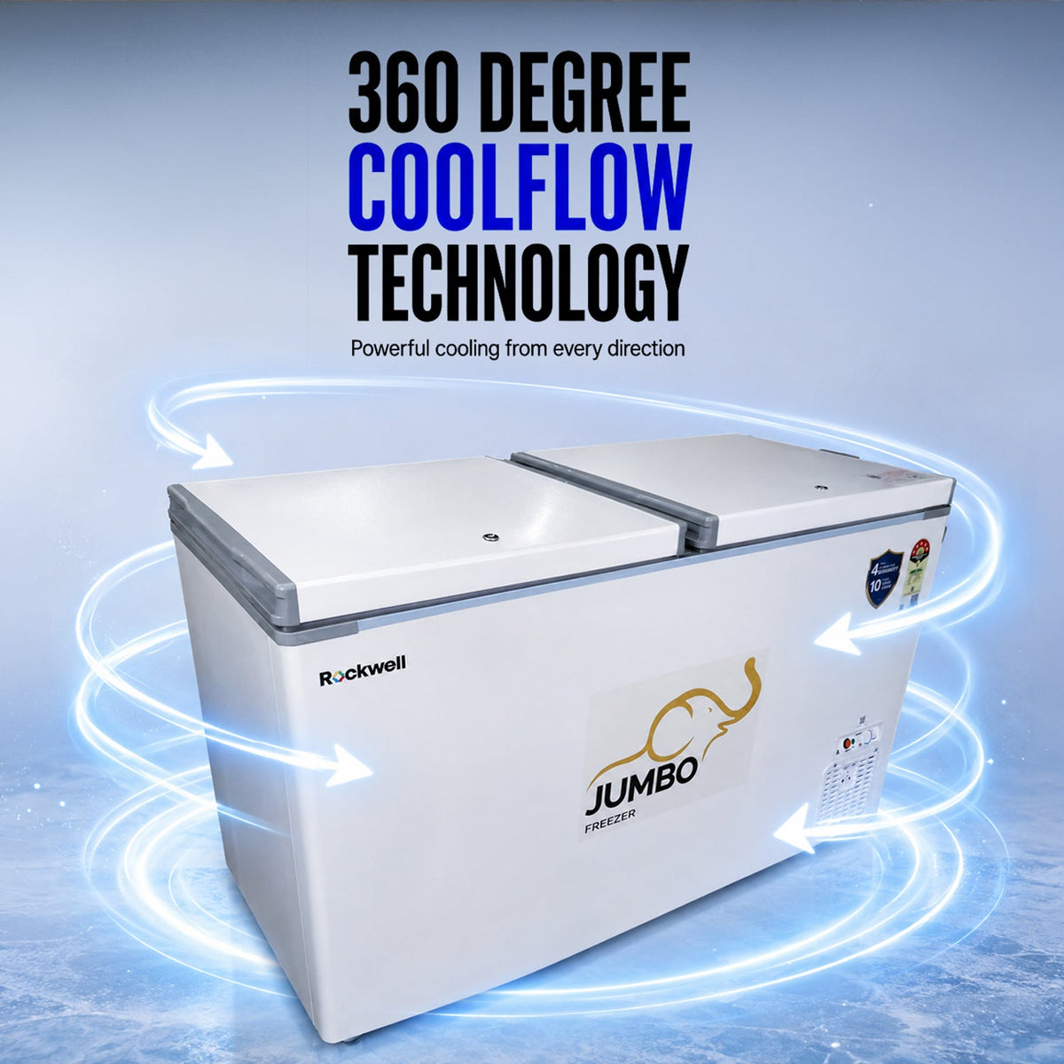 407 L Hard Top Convertible Deep Freezer – 4 Years Warranty – image 6