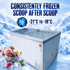 415 L Glass Top Deep Freezer – Low Power Consumption – 4 Years Warranty – image 4