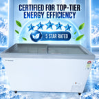 415 L Glass Top Deep Freezer – Low Power Consumption – 4 Years Warranty – image 8