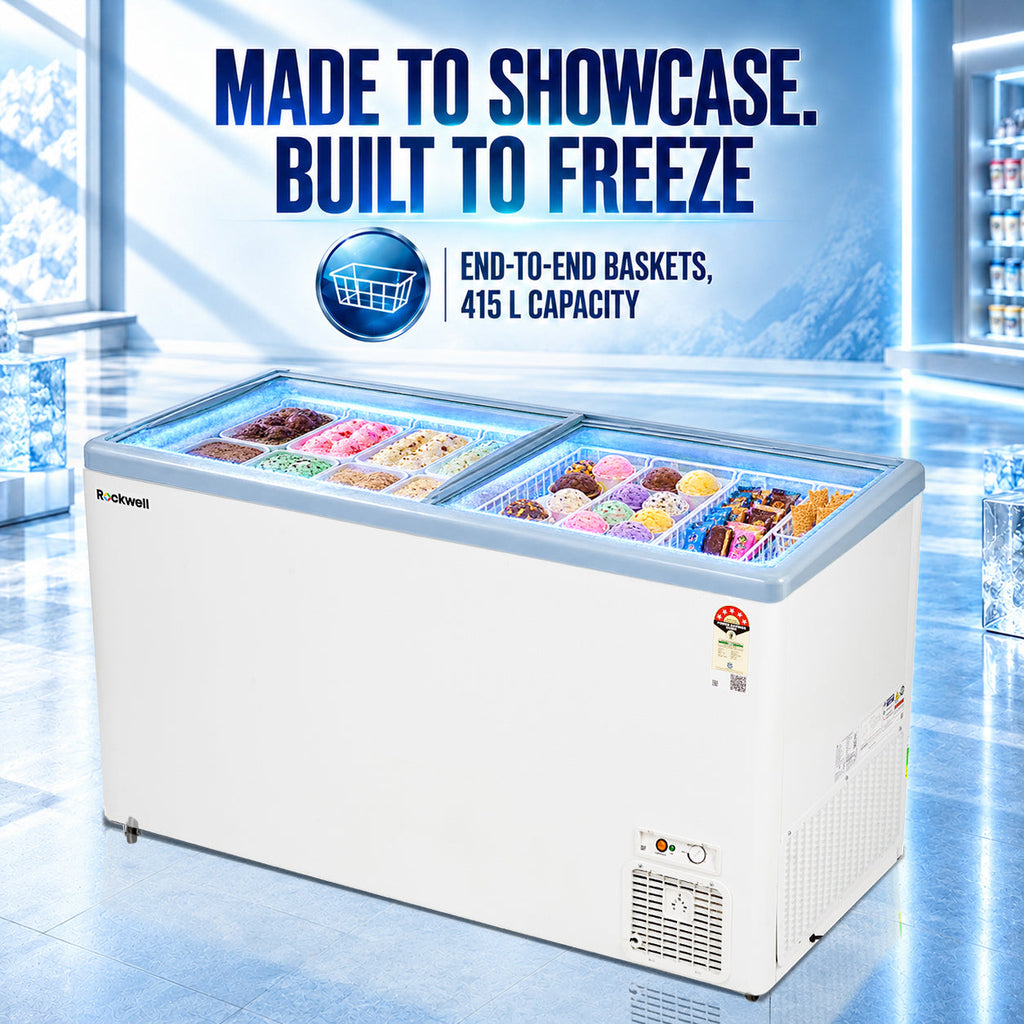 415 L Glass Top Deep Freezer – Low Power Consumption – 4 Years Warranty – image 10