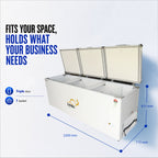 697 L Hard Top Deep Freezer – 4 Years Warranty – image 3