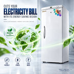 280 L Hard Door Vertical Freezer – White – image 9