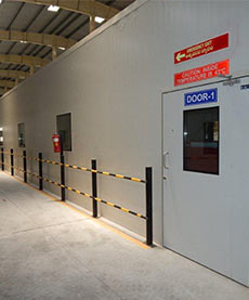 Rockwell team walking through the factory floor
