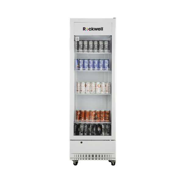 Rockwell 240Ltr, Single Glass Door Visi Cooler, Internal LED, Dynamic Cooling (RVC320A, White) - Image 3