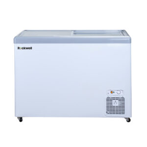 Rockwell 315Ltr, Glass Top Deep Freezer, Low Power Consumption (SFR350GTS White)