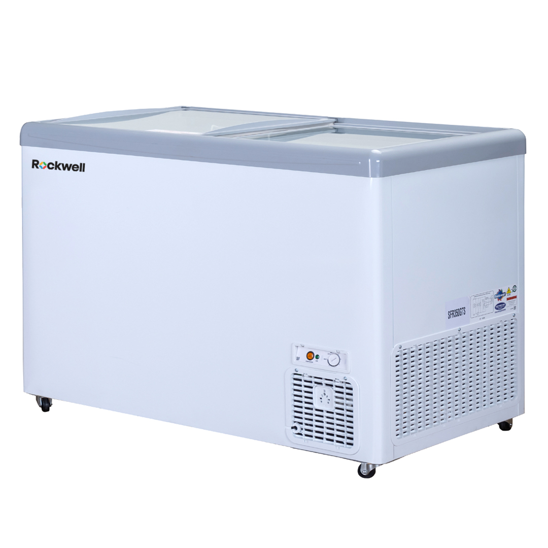 Rockwell 415Ltr, Glass Top Deep Freezer, Low Power Consumption (SFR450GTS White) - Image 2