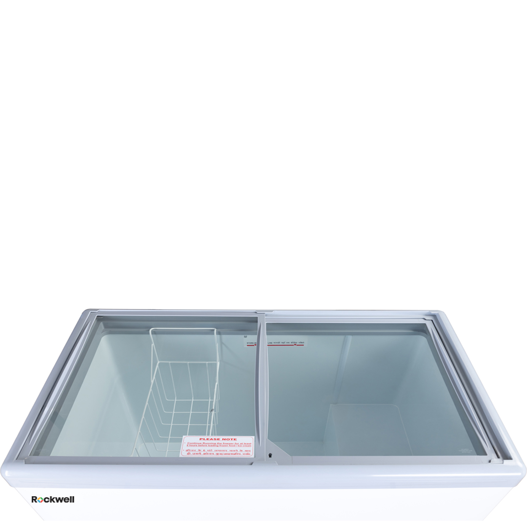 Rockwell 415Ltr, Glass Top Deep Freezer, Low Power Consumption (SFR450GTS White) - Image 3
