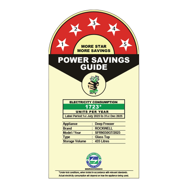 Glass Top Freezer | SFRN550GT