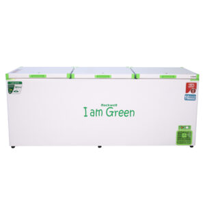 Rockwell 998 Ltr, 5 Star, Convertible GREEN Deep Freezer, Triple Door, with 10 yrs. Warranty on Cooling Coil and Upto 53% Power Saving – GFR1210F