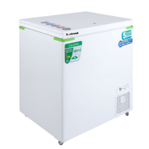 Rockwell 185L, Single Door Eutectic Hard Top Deep Freezer, 18 Hours Temperature Backup, 1 year Comprehensive warranty  (GFR250ET, White)