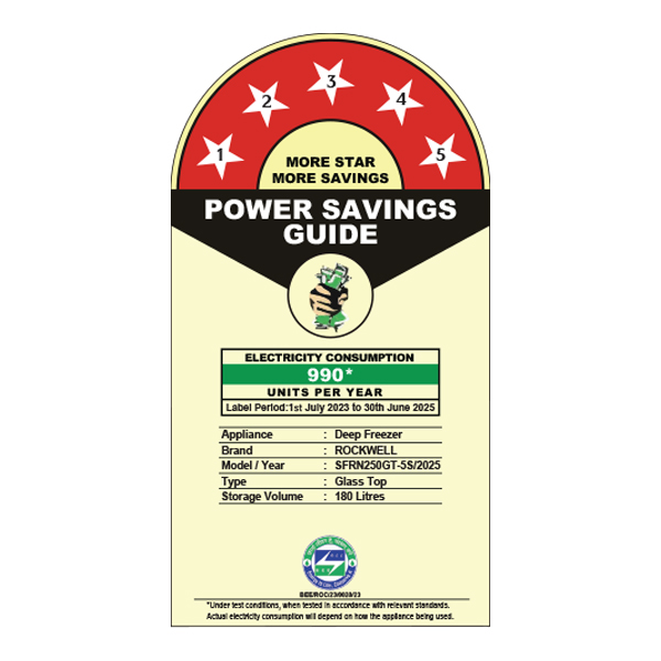 Glass Top Freezer | SFRN250GT