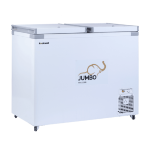 Rockwell 350DDU Hard Top Deep Freezer, Convertible Freezer and Cooler, Double Door with 4 Years Comprehensive Warranty, Low Power Consumption, Chest Freezer