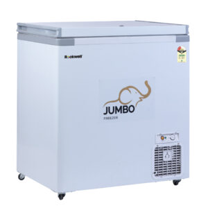 Rockwell 250SDU Hard Top Deep Freezer, Convertible Freezer and Cooler, Single Door with 4 Years Comprehensive Warranty, Low Power Consumption, Chest Freezer