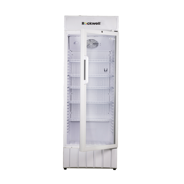 Rockwell 370Ltr, Single Glass Door Visi Cooler, Internal LED, Dynamic Cooling (RVC500A, White) - Image 2